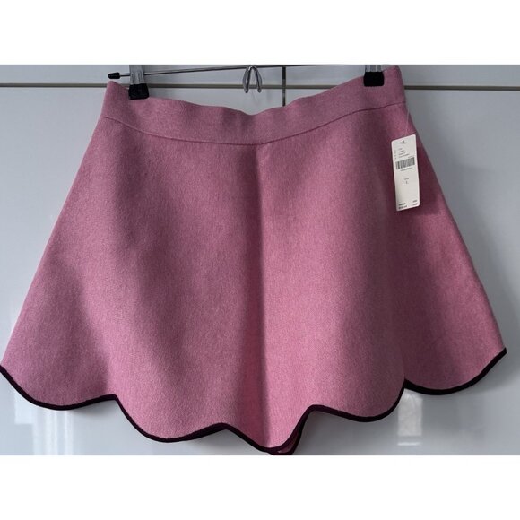 NWT Size L - Maeve scalloped-hem mini skirt Candy Pink (NWT US$ 98) - Picture 4 of 13